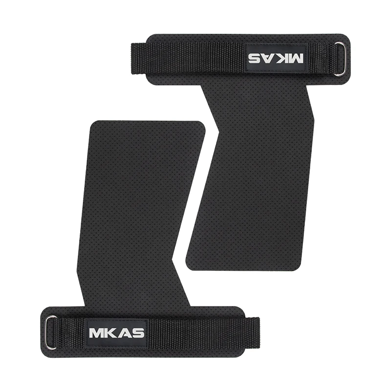 Mkas Best Antiskid Pink Weight Lifting Fingerless Gym Grip For Gym