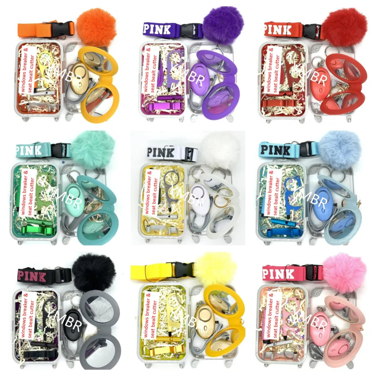 Ymbr Safety Keychain Set For Women And Kids Keychain Self Defense