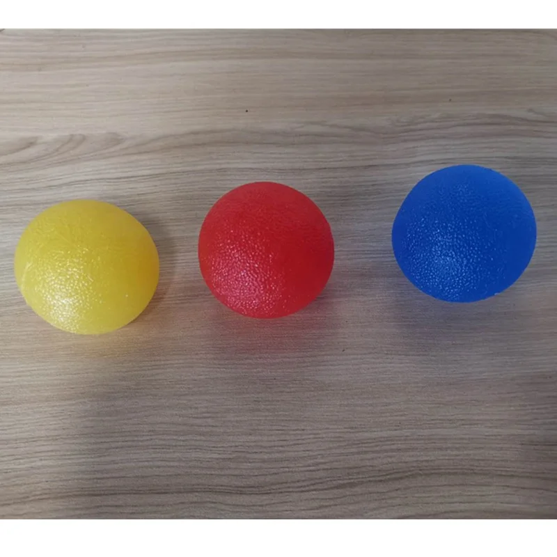 3 шт гель для рук декорированные плюшевыми шариками и игрушечным терапии сжатие упражнения мячи снятия стресса