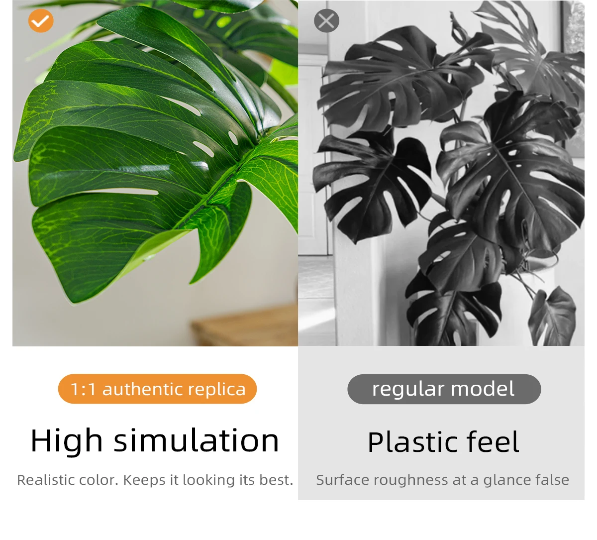 Artificial Plants Greenery Realistic Plastic Tree Potted Simulation Greenery Real Touch Leaves Indoor Home Outdoor Decoration factory