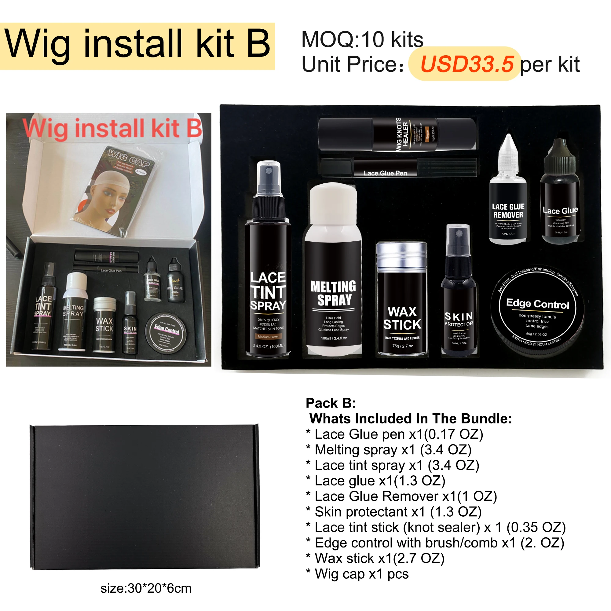 Wig Installation Kit