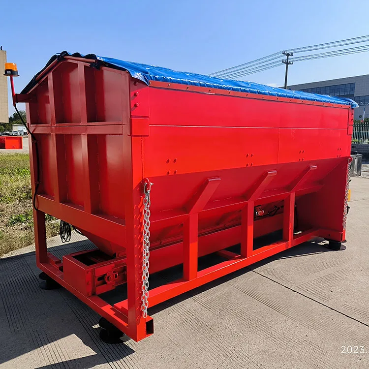 LONGSHUN New Design 6 8 10 Cubic Meters Vehicle Mounted Automation Salt Spreader for Ice Pavement