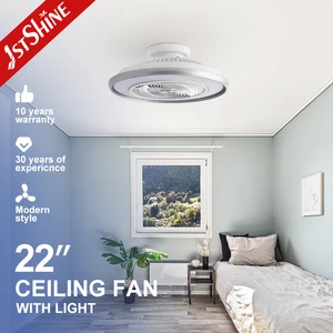 1stshine LED Ceiling Fan High Speed Wind Wind Deflector Remote Control Ceiling Fan With LED Light