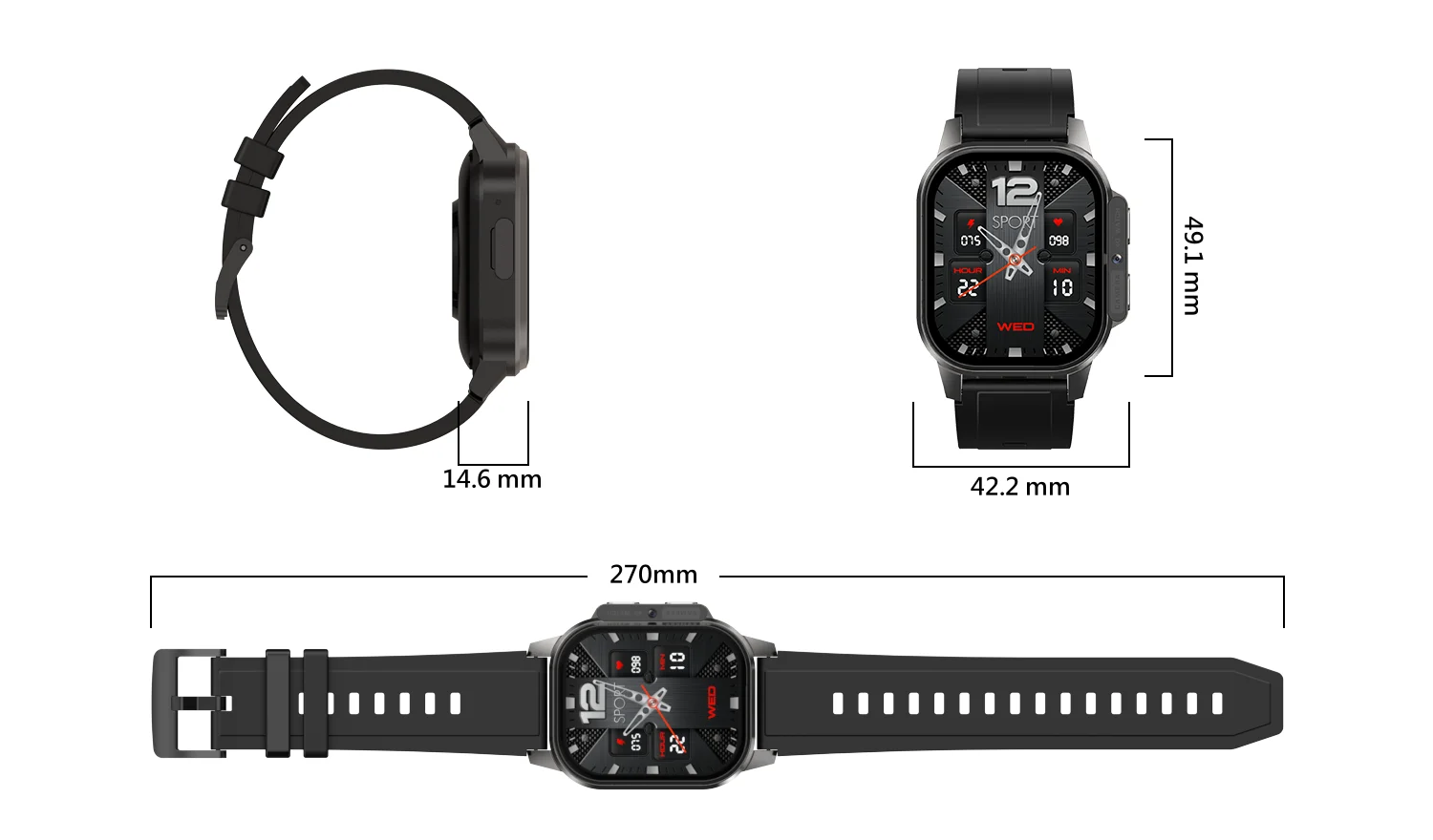 Jam Tangan Smart Watch Record Video 4g Call And Gps