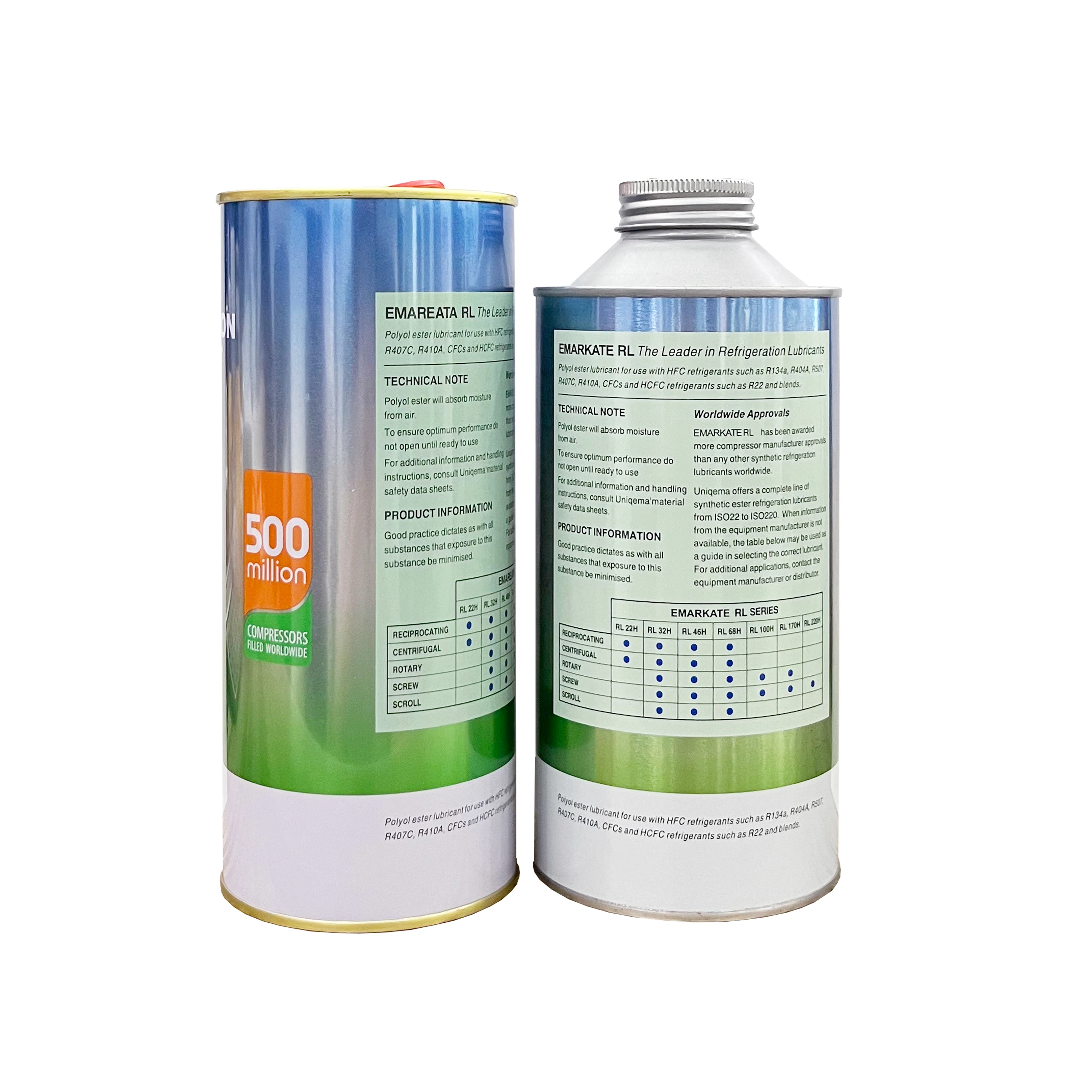 Auto Compressor Oil Refrigerant Lubricant RL32H RL46H RL68H Refrigeration Oil