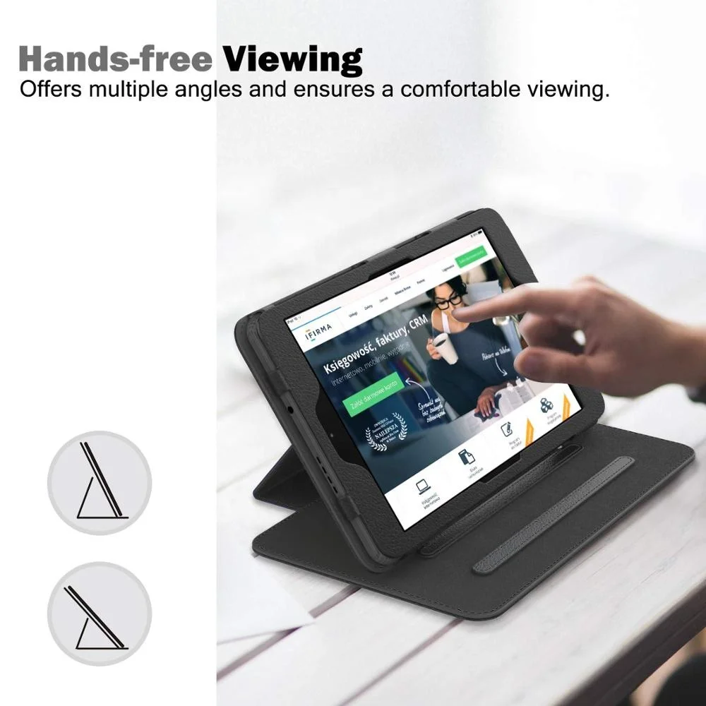 MoKo ISO BSCI Factory Outlet Slim Folio Pu Leather Tab Cover Tablet Case for LG G Pad F2 8.0 T-Mobile LG G Pad X2 8.0 Plus 2017