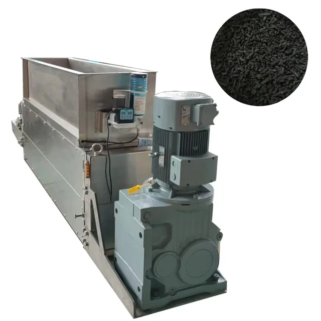 Automatic Stainless Steel Sludge Shredder for Low Temperature Belt Sludge Drying Heat Pump Sludge Dryer 2