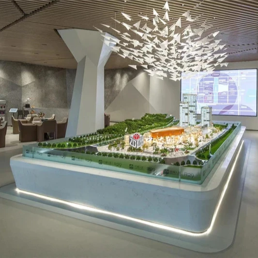 Modern Design Architectural Scale Models for Real Estate Sales Sand Table Building and Model Making for Apartment Model