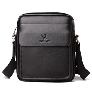 Stylish Men's Crossbody Sling Bag Leather Messenger Shoulder Bags