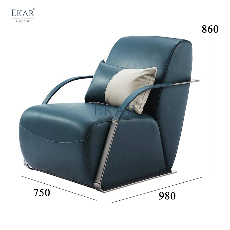 product new design comfortable armrest living room lounge chair-66