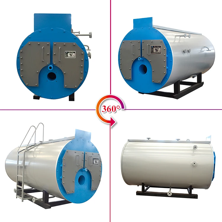 Horizontal Gas Diesel Fired Automatic 1-15 Ton Steam Boiler for Laundry Industry