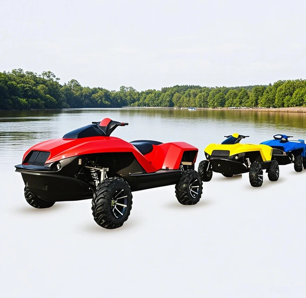 Cheap Hison 4 Stroke Argo ATV Quadski Jet Ski Amphibious Vehicle