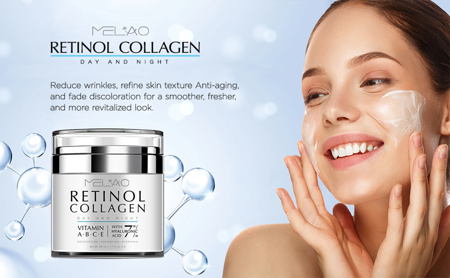 Day And Night Retinol Collagen Moisturizer Face Cream Wholesale Deluxe