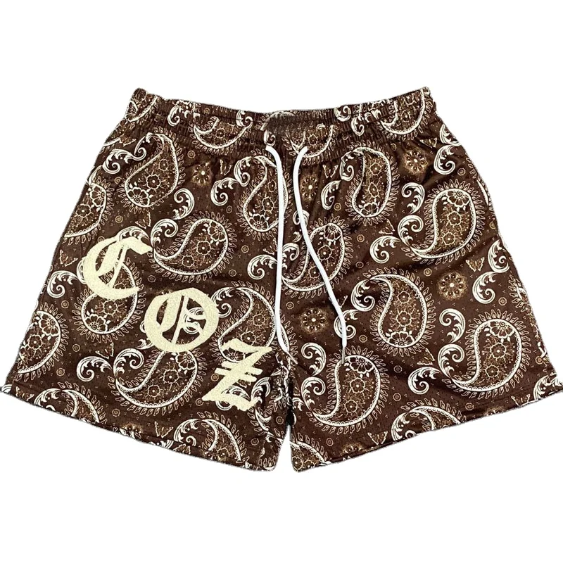 Summer Custom Sports Wear Men Plain  Polyester Jogger Gym Short Pants Custom Fitness Running Workout Sweat Basketball Shorts