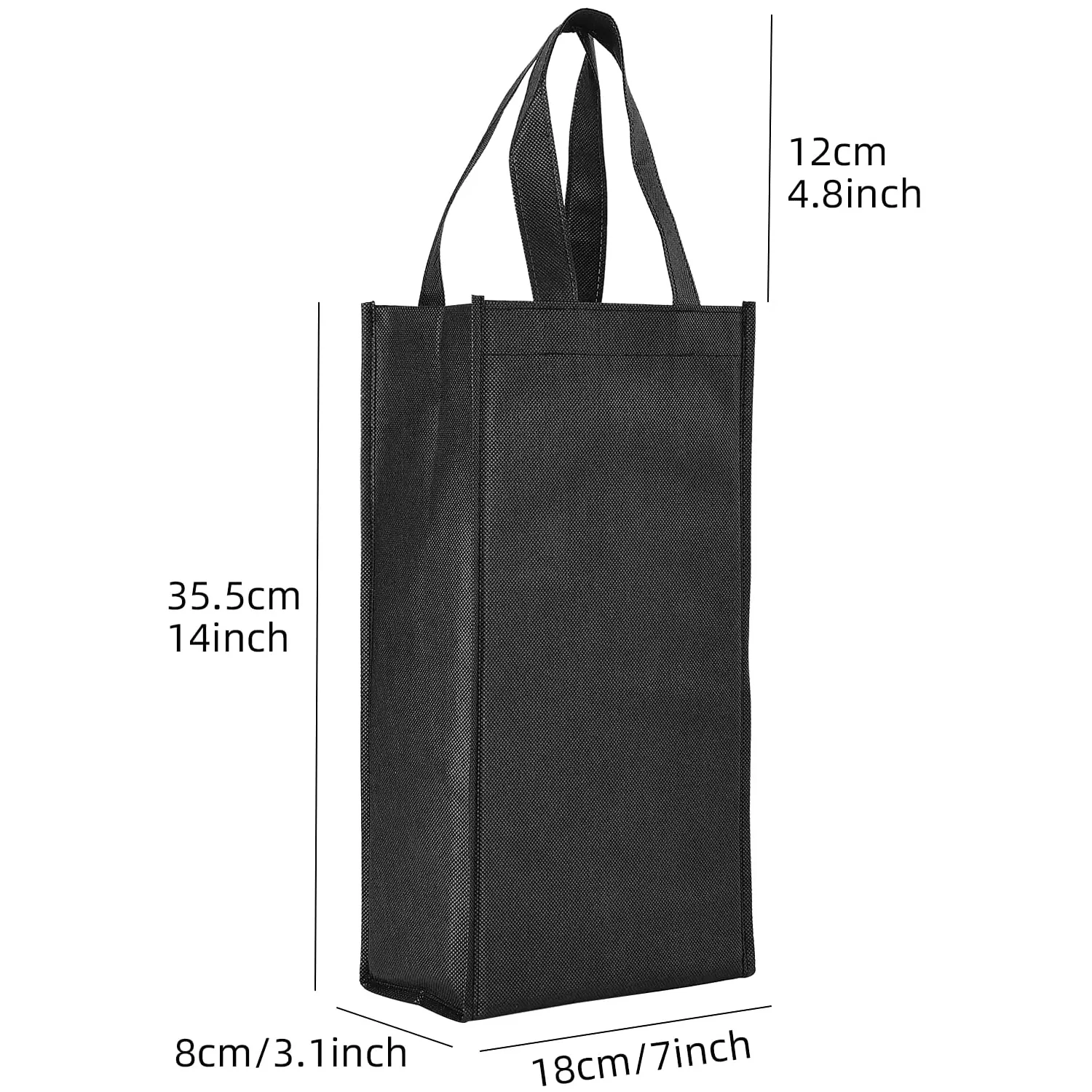 Promotional Reusable Logo Custom Non Woven Bag Non Woven Wine Bags for Wine Bottles