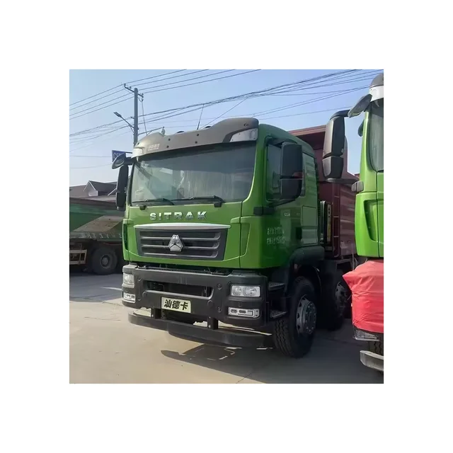 High quality SINOTRUK SITRAK 480 horsepower 8X4 heavy duty diesel used dump truck is cheap