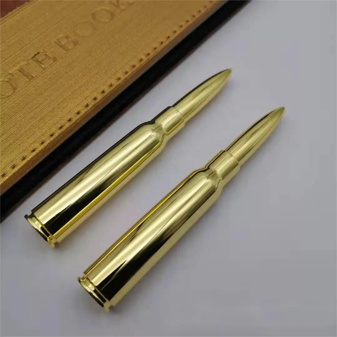 thumbnail image 2 of Handmade Bullet Casing Twist Pen – Real Brass Bullet Pen With Black Ink (USA Made) 2 of 6