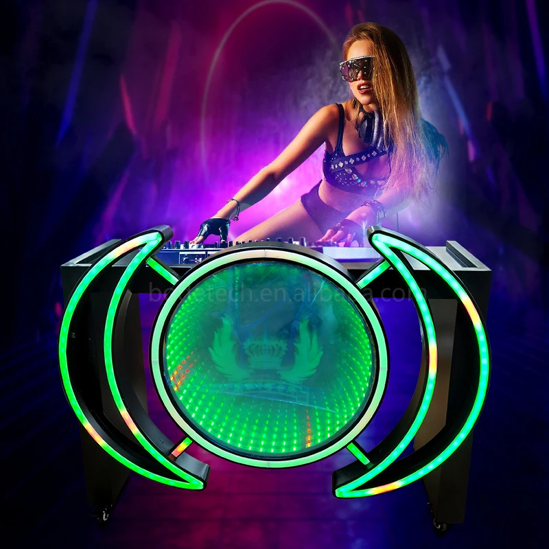 Professional Acrylic Led Dj Booth Table Dj Event Facade Booth Buy Dj