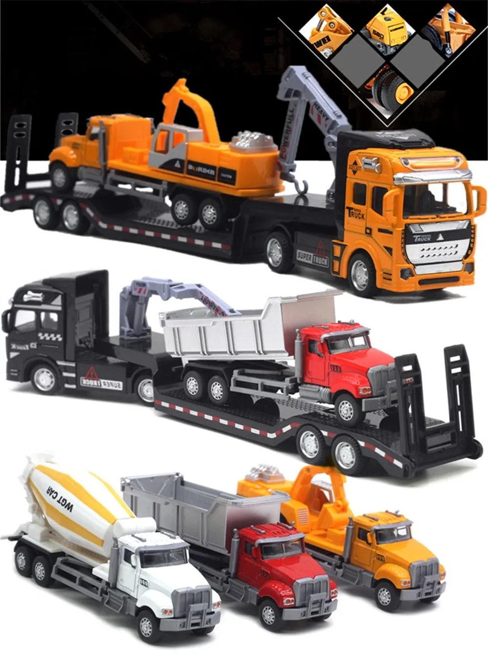 Miniature Voiture Perka Camion à L'Échelle 1:64 - Modèle Alliage Ornement Collection