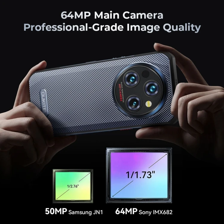 Oukitel WP35 5G güçlendirilmiş akıllı telefon 11000mAh 6.6 