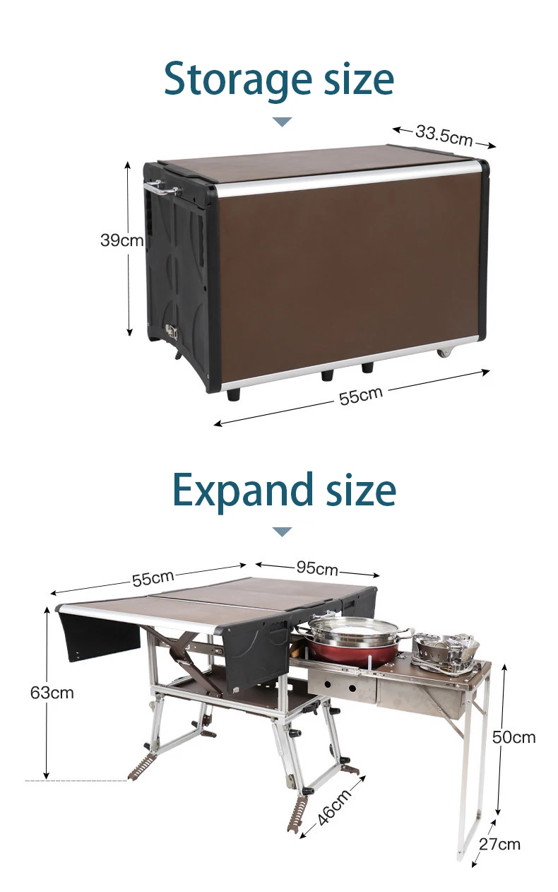 Tytxrv Camper Outdoor Kitchen Accessories Foldable Portable Caravan Equipment Caravan Camper Car