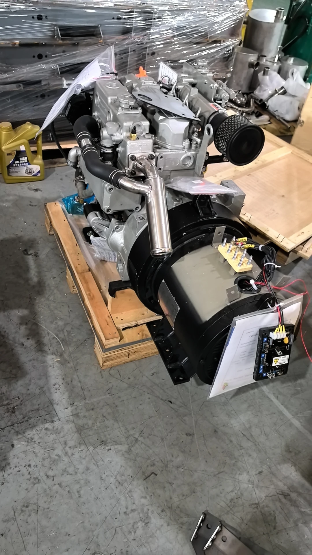 小型3KW 5KW 6KW 10KW 12KW船舶用発電機インバーター海塩水冷ヨット