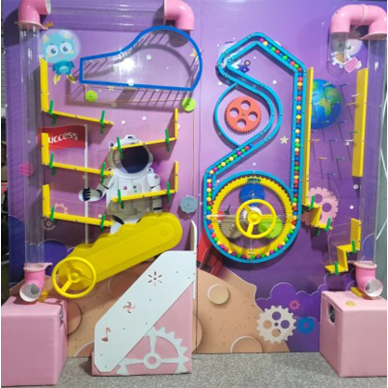 New Product indoor playground kids Interactive Science Wall indoor kid playground Pipe Toys