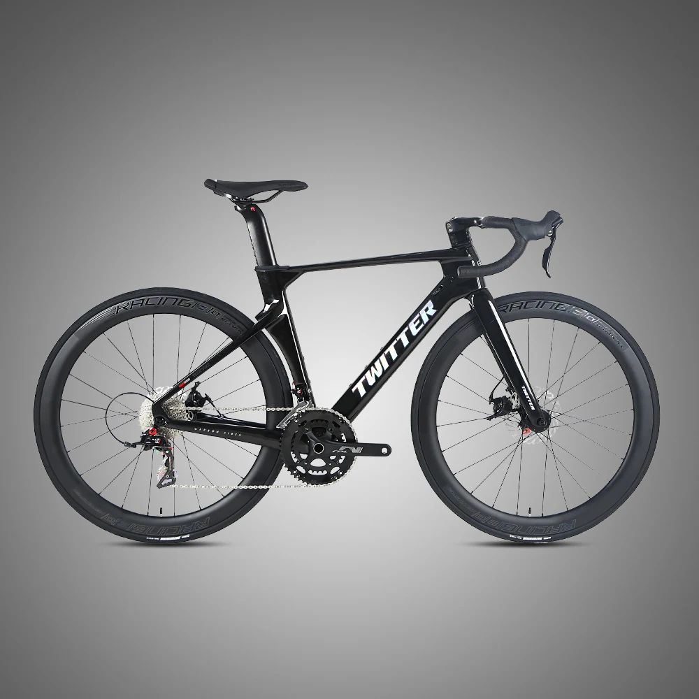 Twitter R10 Carbon Fiber Road Bike - 24 Speed Disc Brake