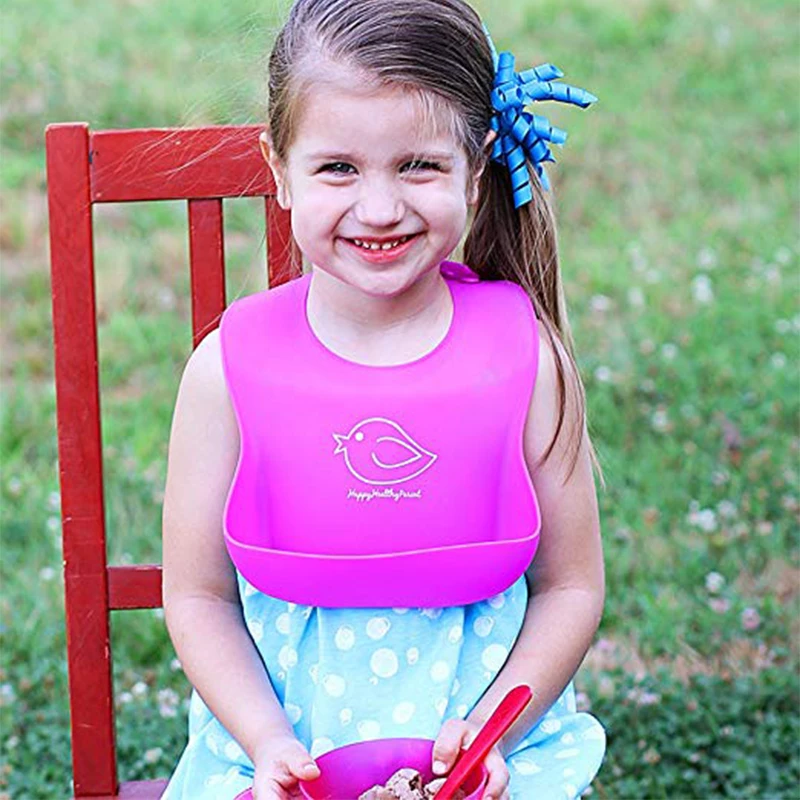 Силиконовые нагрудники на заказ, удобные мягкие детские нагрудники для легкой чистки, защищают от пятен, антибактериальные