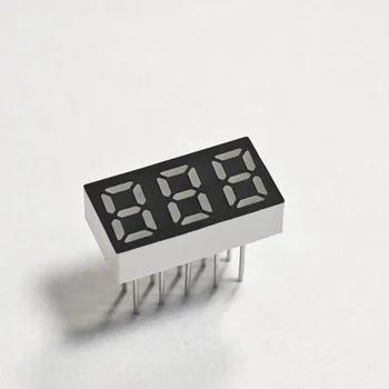 0.25 Inch 3 Digit 7 Segment LED Display White Light High Brightness Digital Screen