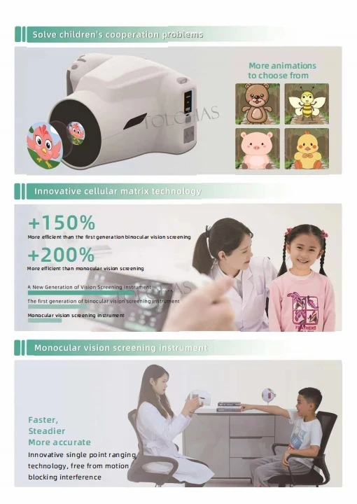 Lhvc300 New Binocular Vision Screening Instrument Myopia Hyperopia Astigmatism Portable Vision