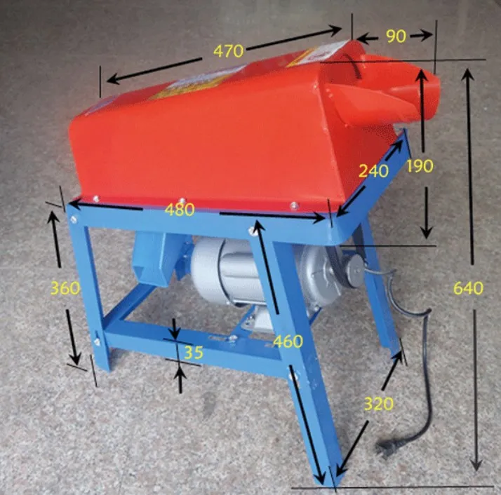 Mini Maize Thresher Machine Removing Corn Cob Separator Threshing Machine