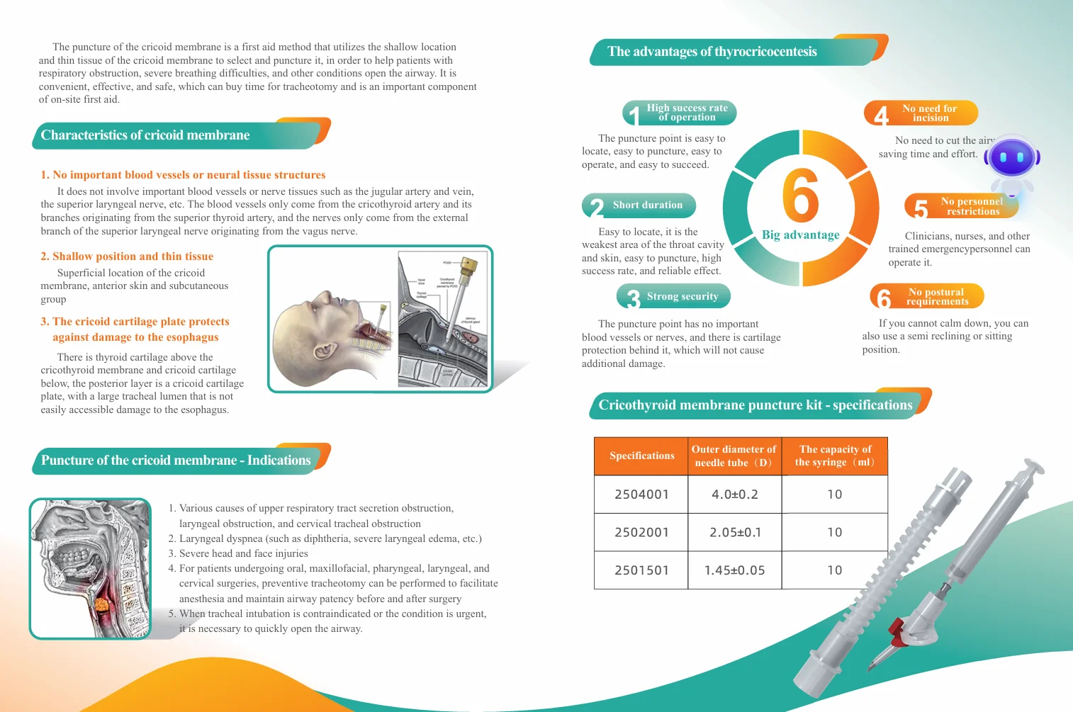 product disposable cricothyroid membrane puncture sterile kit for first aid respiratory equipment-90