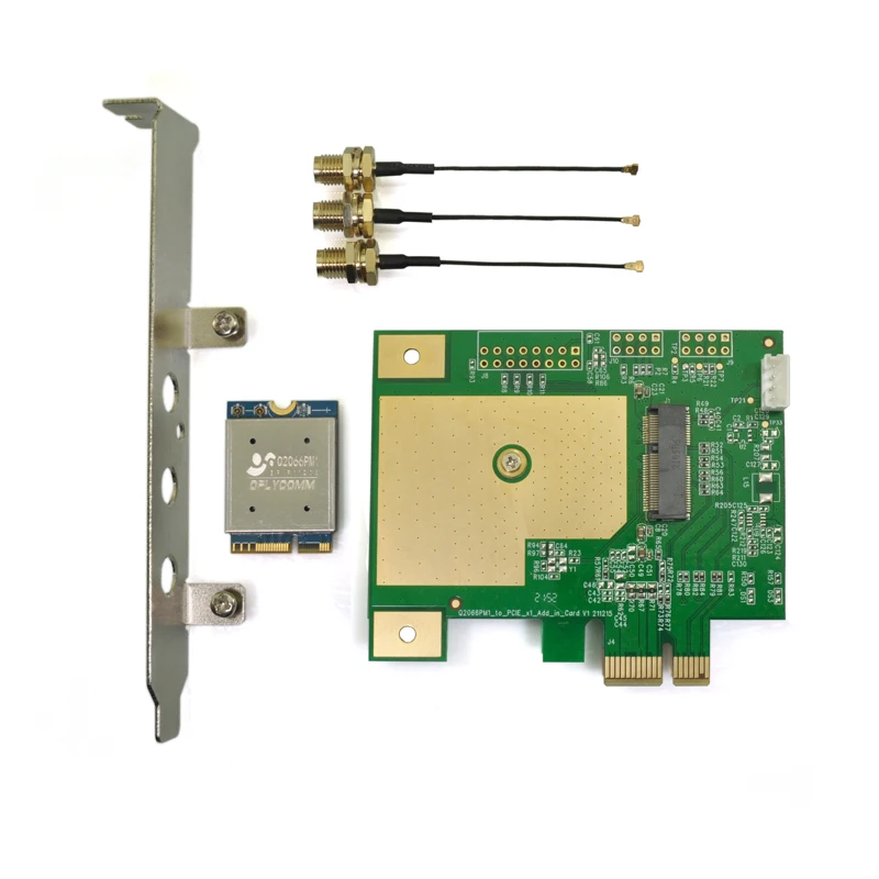 Ofeixin BLE5.2 PCI-E беспроводная сетевая карта WiFi 6E QCA206X 3000 Мбит/с PCI беспроводной адаптер для ноутбука