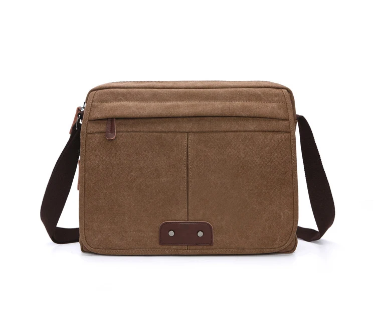 Retro Casual Canvas Messenger Bag Men's Shoulder Bag Fashion Outdoor Convenient Canvas Bag