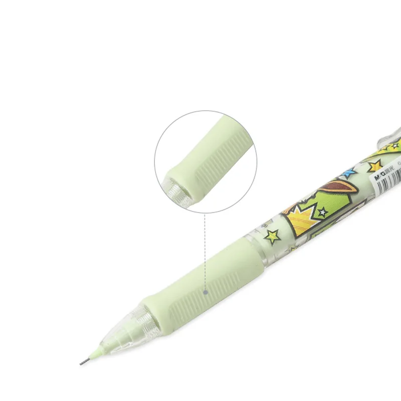 Высококачественные письменные Мультяшные милые ручки для девочек 6 коробок студенческие канцелярские пластмассовые механические карандаши 0 5