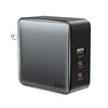 เครื่องชาร์จ USB สีดำ 100W
