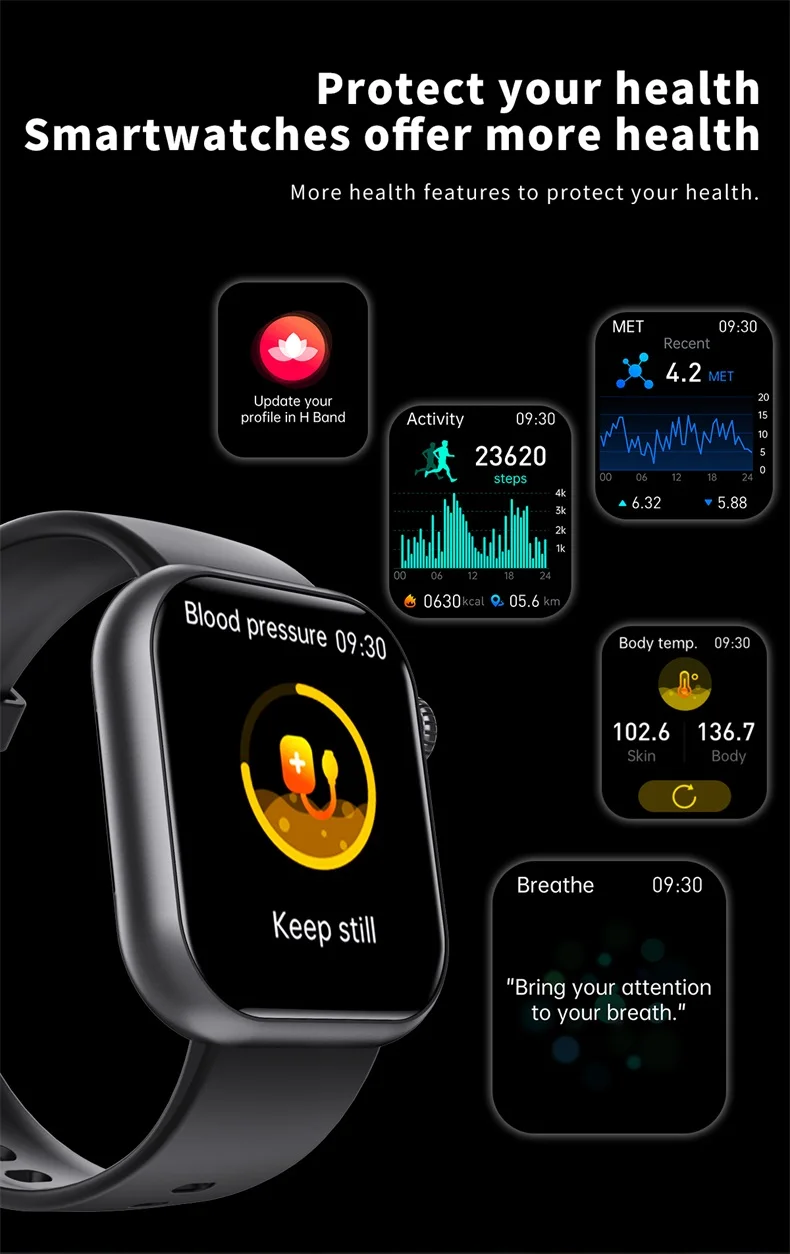 Orologio intelligente F57 Reloj Smart Watch nuovo da uomo e da donna, sportivo e fitness, con chiamata BT, multifunzione.
