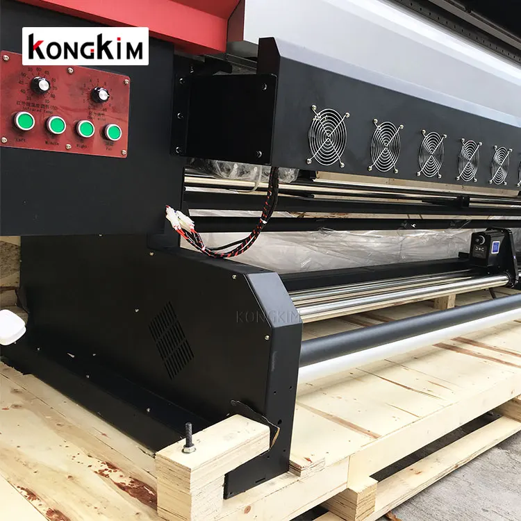 Digital Double Side Flex Banner Printing Machine Large Format Roll up Banner Sticker Eco Solvent Printer 3.2m