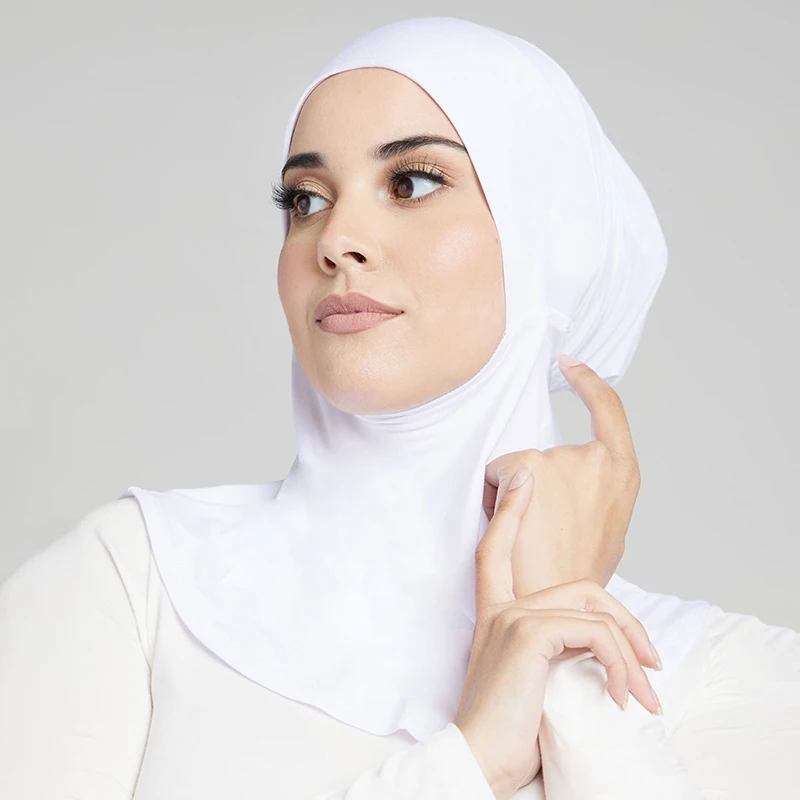 white turban hijab