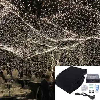 Wholesale LED Stage Star Light Curtain with DMX Control Star Cloth DJ Disco Lights Equipment for Wedding Concert Party Club