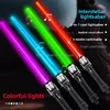 Dual switch sound effect colorful telescopic