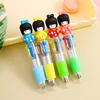 Bullet type 0.7 - kimono girl small four-color ballpoint pen