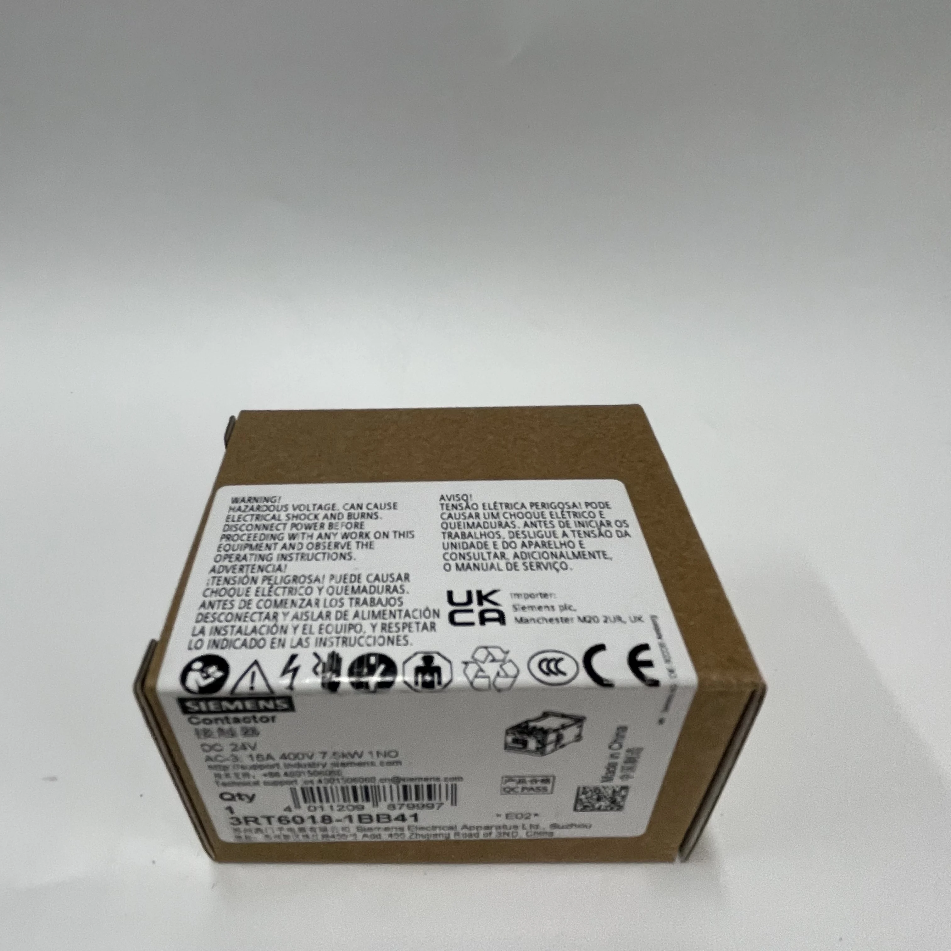 SIEMENS Contactor 3RT6018-1BB41 SIEMENS Contactor 3RT6018-1BB41