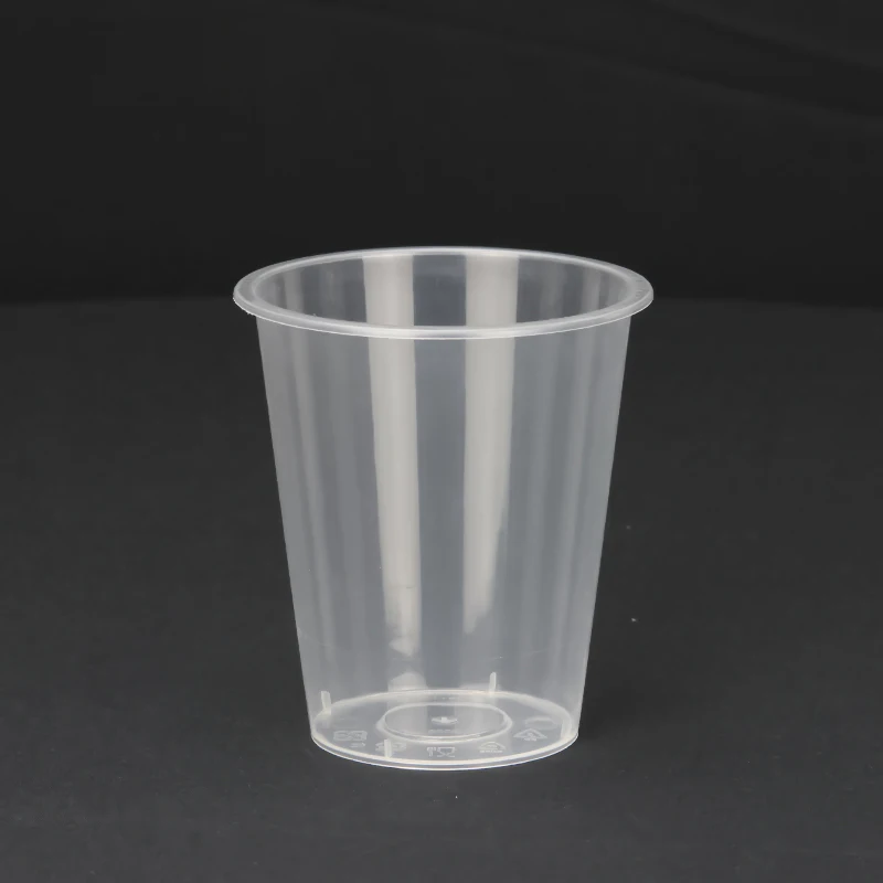 Buy Wholesale China 16oz (500ml) U-shape Bottom Clear Pp Injection Disposable  Plastic Juice Cup & Injection Cup at USD 0.01