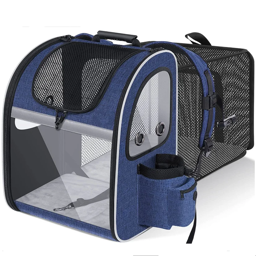 Cat Carrier Backpack Expandable Extra Large Travel Pet Backpack