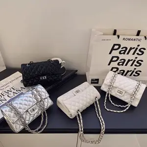 2026 Hot Sell  Luxury Designer Fashion Bags Ladies Famous Brands with Pu Leather Crossbody With Chain Decoration