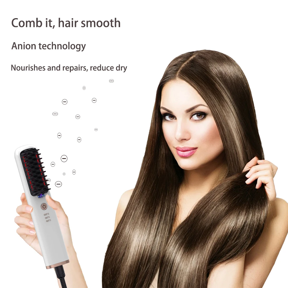 hair straightener styling comb