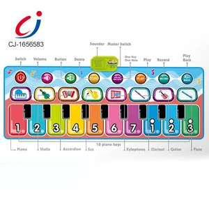 Chengji Children Piano Musical Indoor Piano Keyboard Mat Gaming Floor Piano Mat for Kids