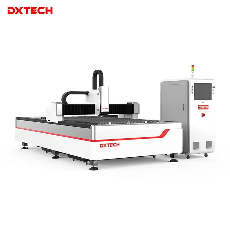 DXTECH 1530 Quality Choice 1000w Cnc Fiber Laser Cutting Machine Stainless Steel Sheet Metal Cutting Machine Price